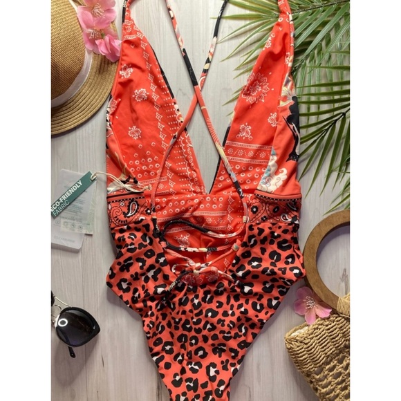 Maaji Animal Print Safari One Piece Swimsuit - Picture 7 of 13
